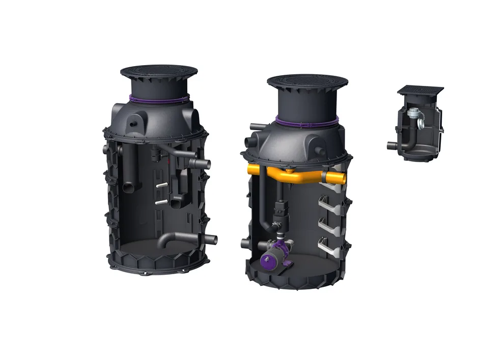 Máy tách mỡ EasyClean Ground Auto Mix & Pump