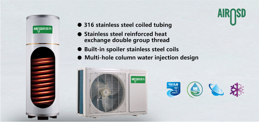 Bán sỉ bình nước nóng bơm nhiệt tách rời